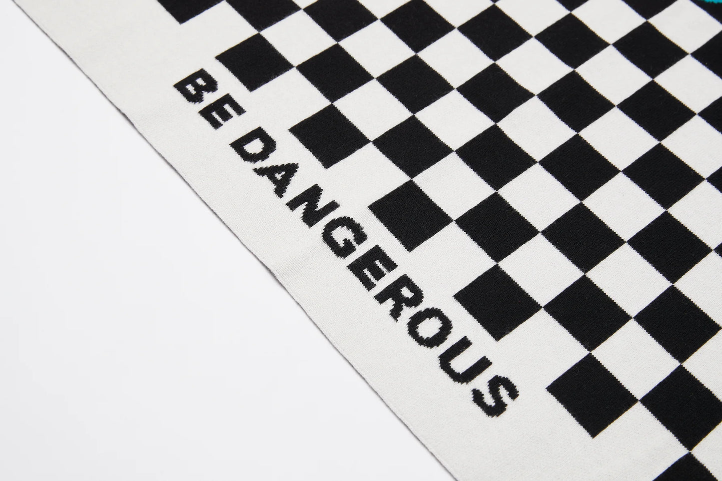 Feast or Famine Scarf (White, Black, Blue, Red)