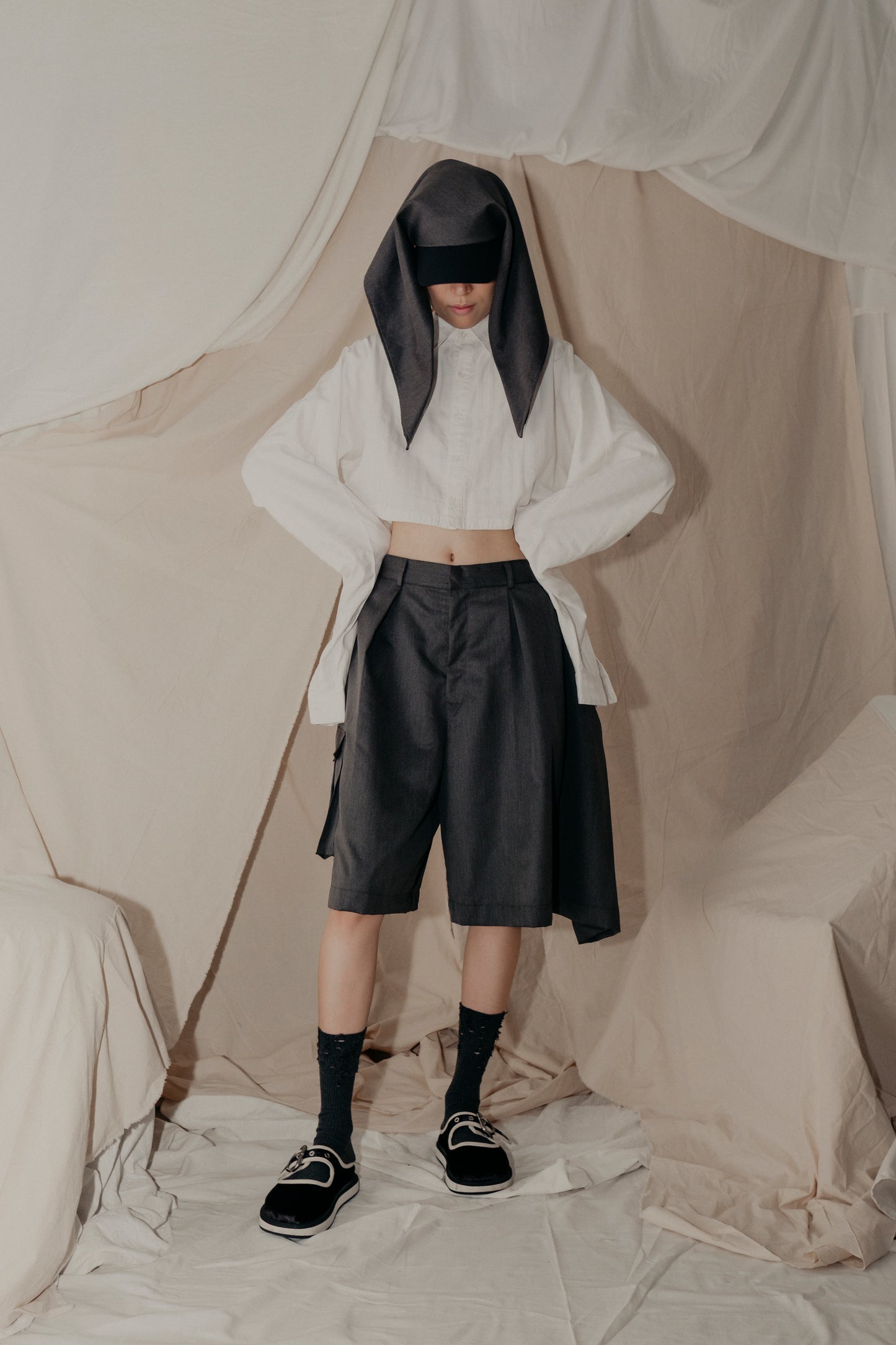 Psycho Shirt in White Line