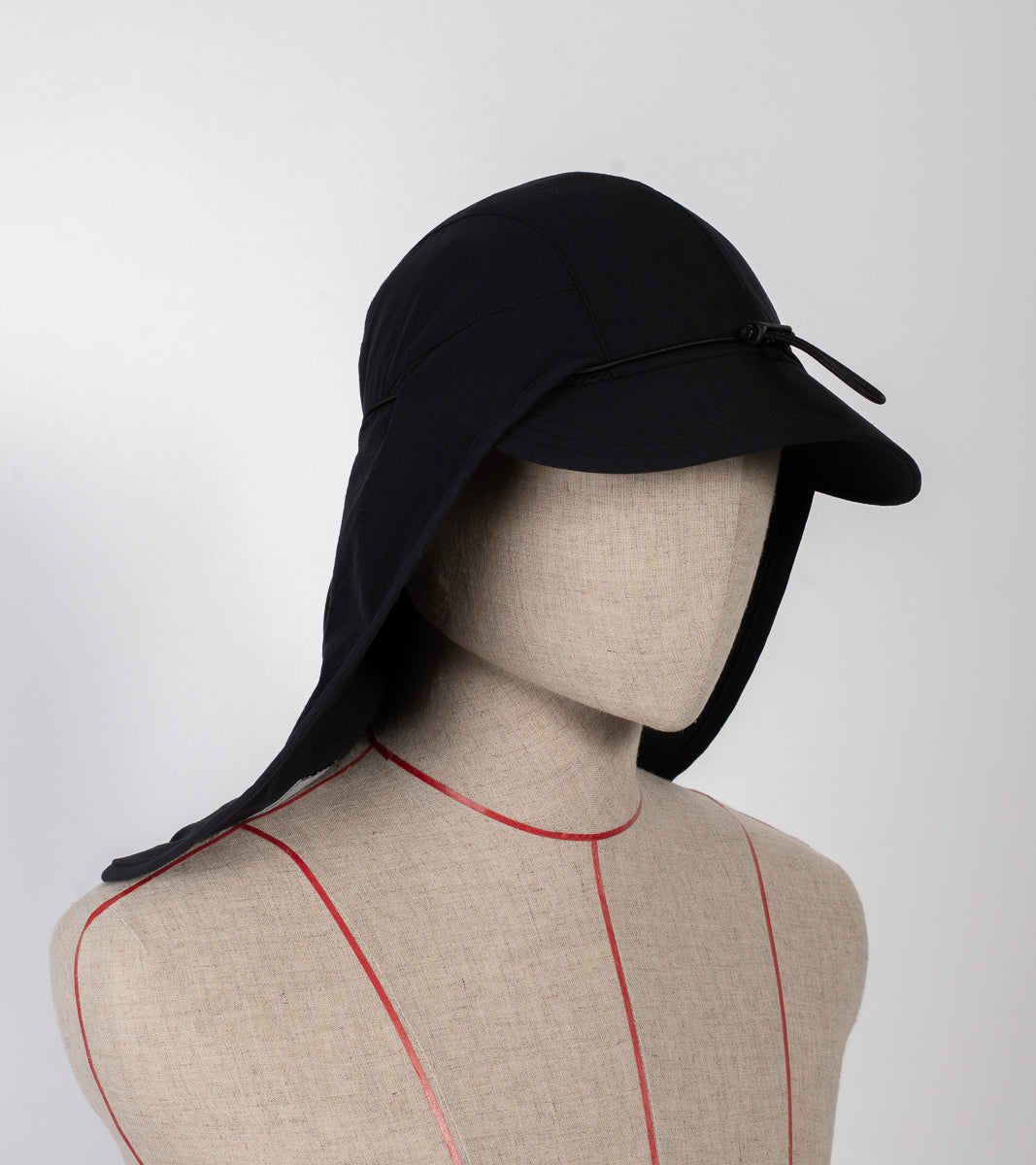 Split Jungle Hat -Black