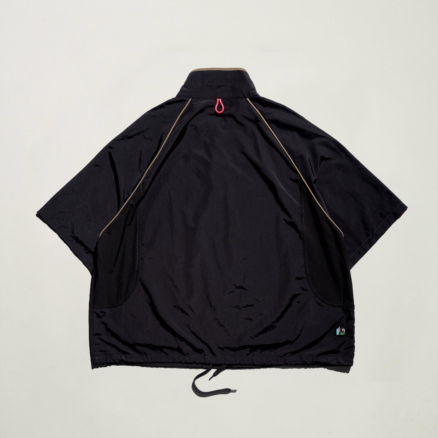 AGAINTS LAB X GOODTIMES OVERSIZED HALF SNAP PULLOVER SHIRT