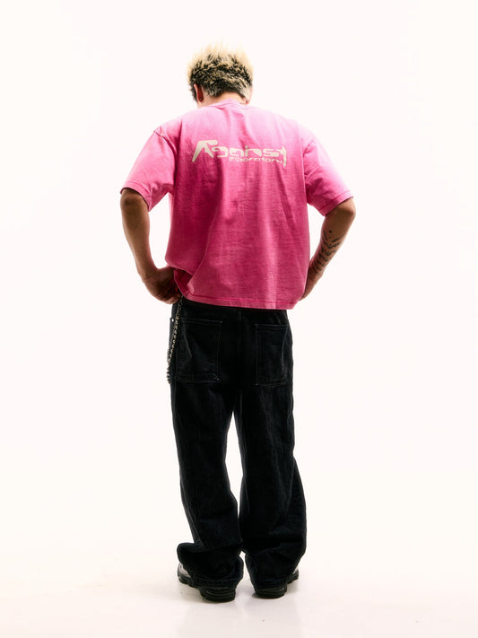AFACTS TEE WASHED PINK