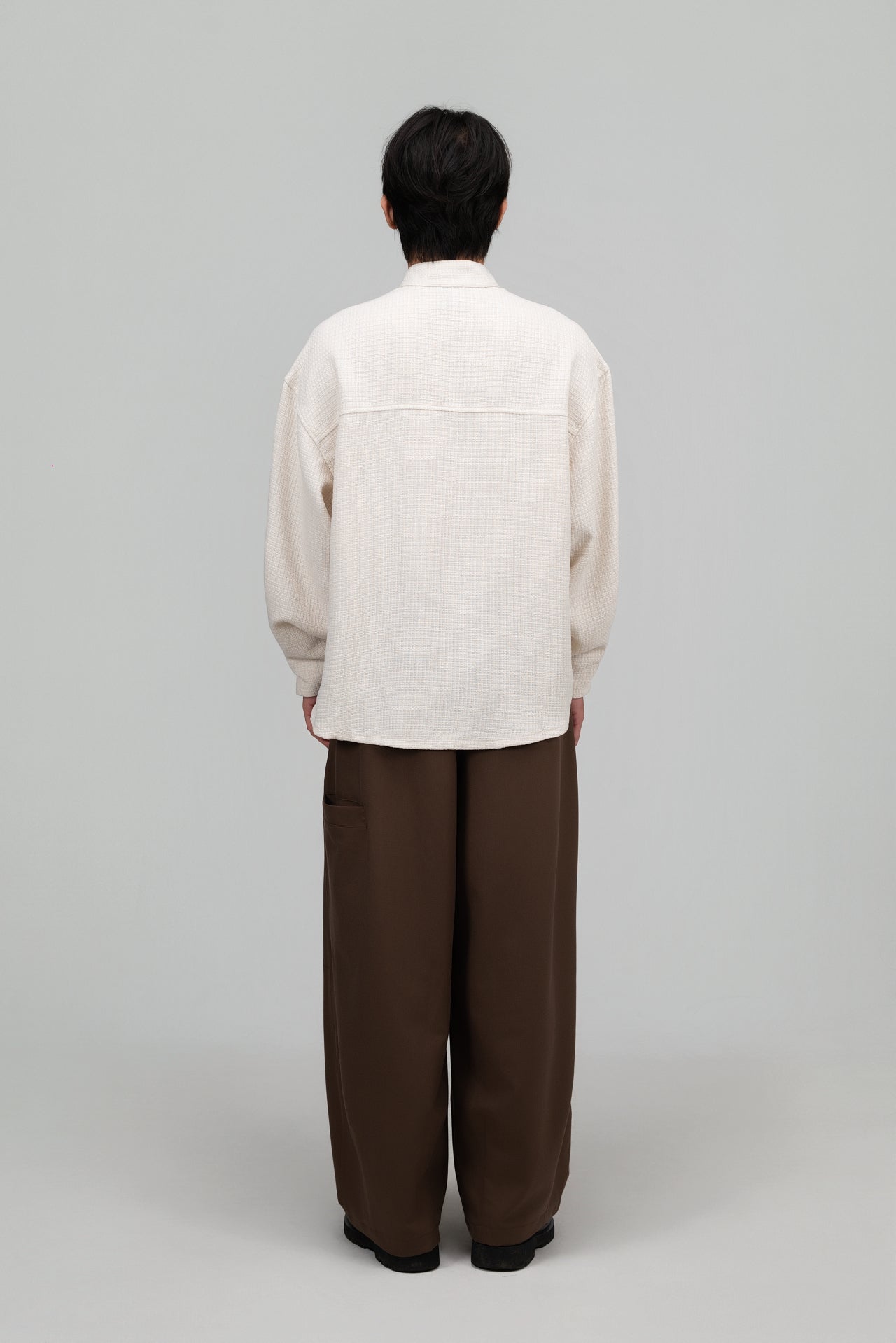 Gender Neutral Cocoon Trousers (Poly / Brown) - BEV C multi label store