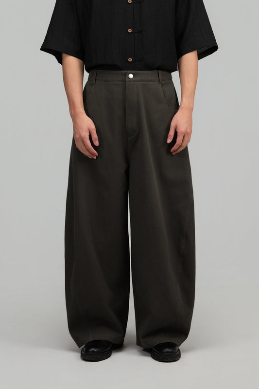 Gender Neutral Curved Leg Denim 2.0 (Forest Grey) - BEV C multi label store