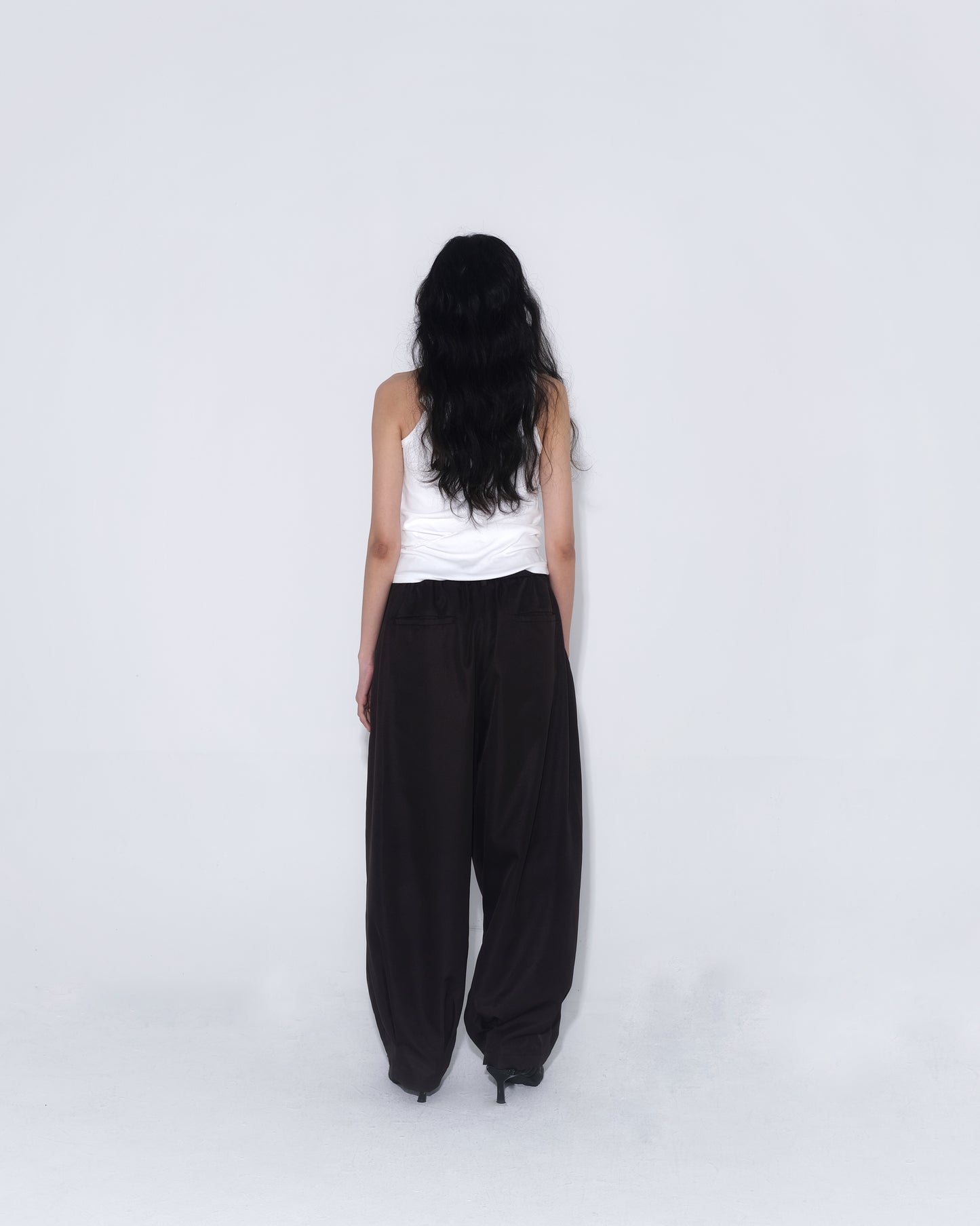 Sheeta Balloon Pants in Dark Brown