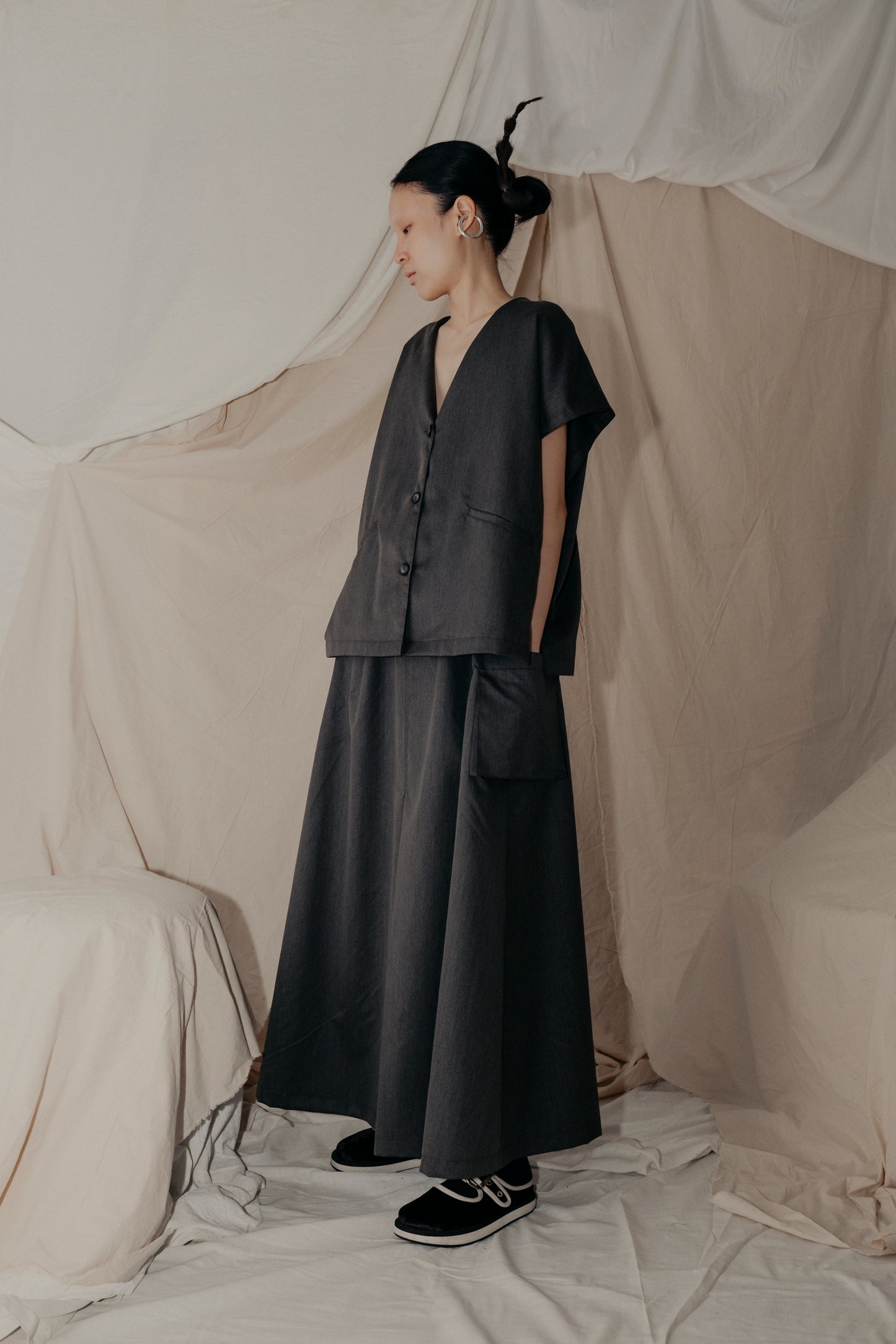 Boxybox Jacket in Grey