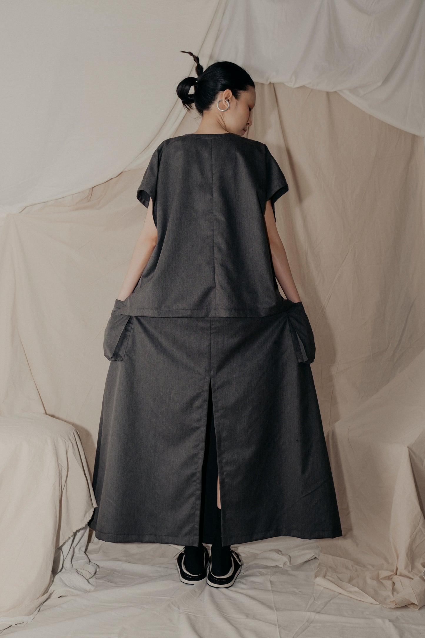 Boxybox Jacket in Grey