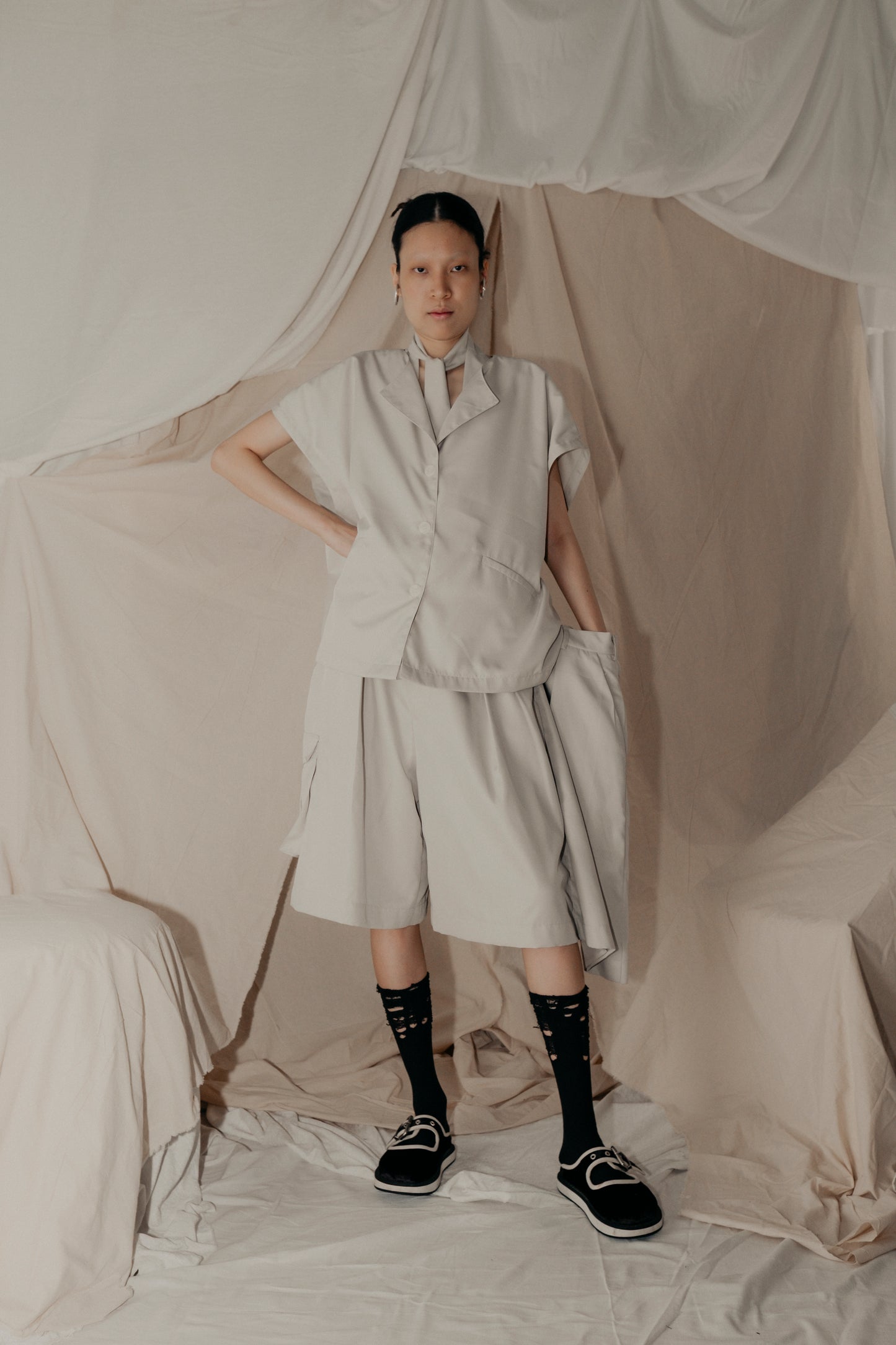 Boxybox Jacket in Cream