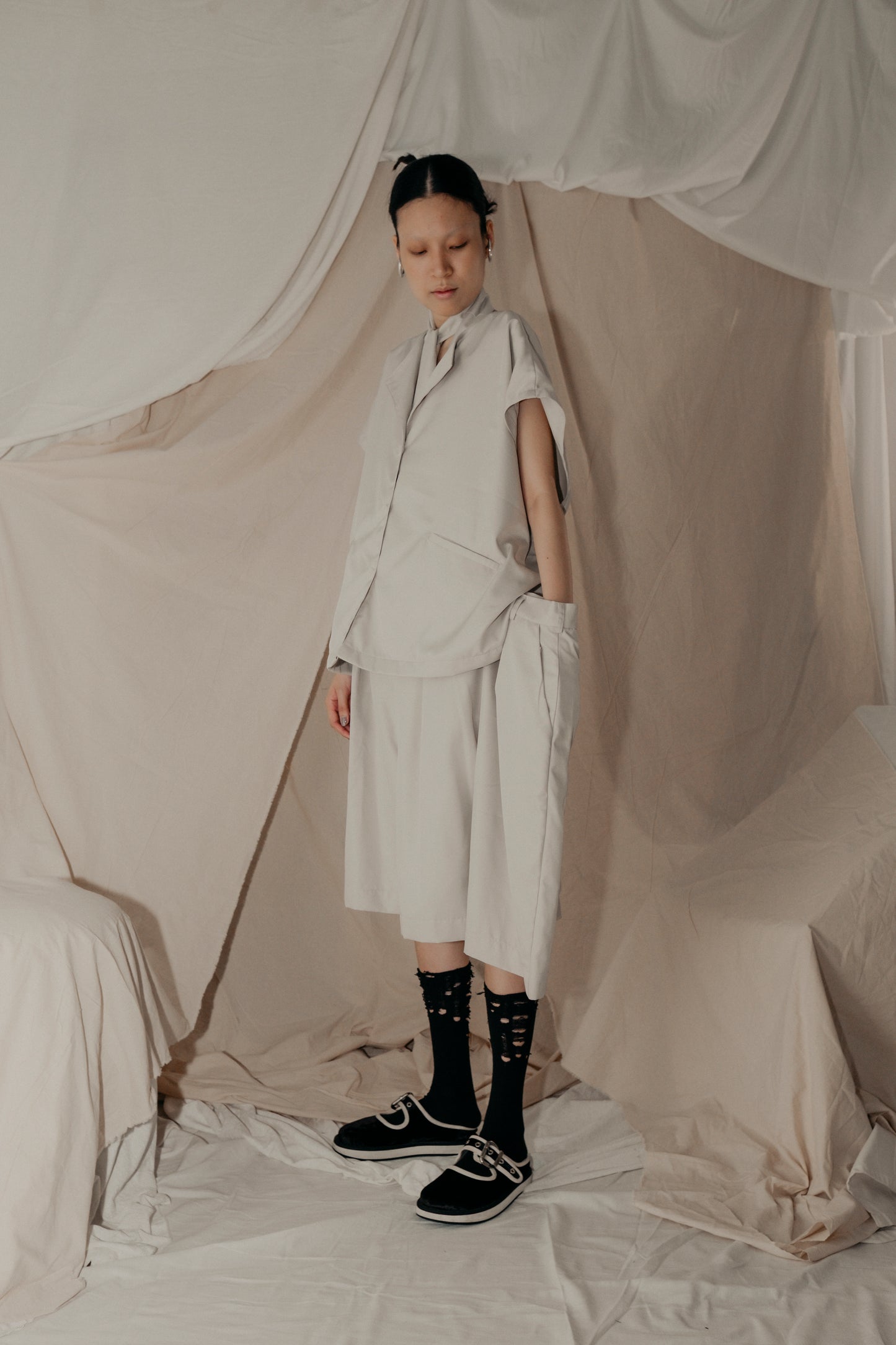 Boxybox Jacket in Cream