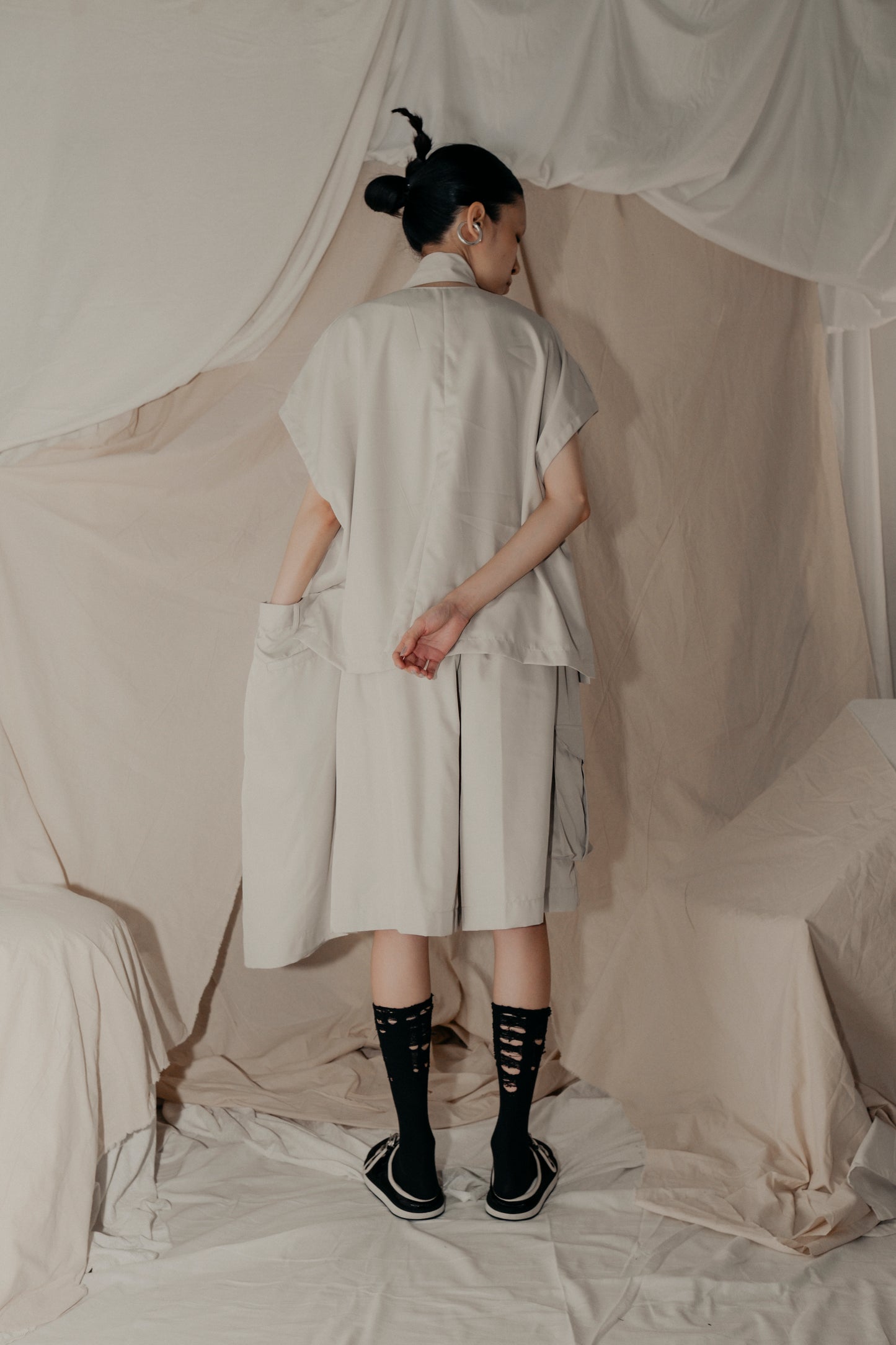 Boxybox Jacket in Cream