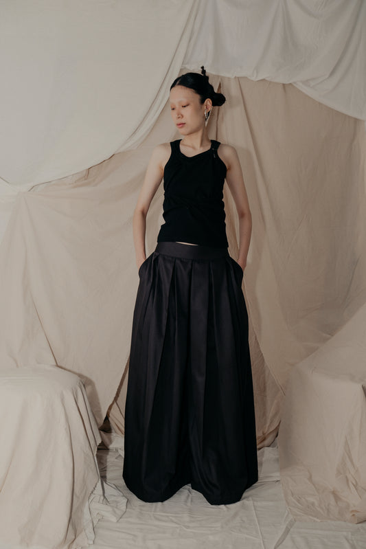 Ladies & Gentleman Skirt Pants in Black