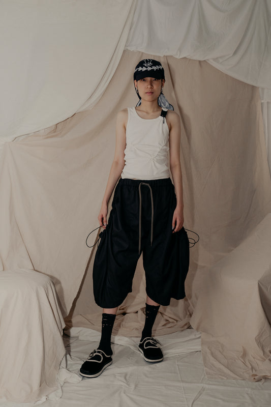 Nepenthes Giant Pocket Pants in Black