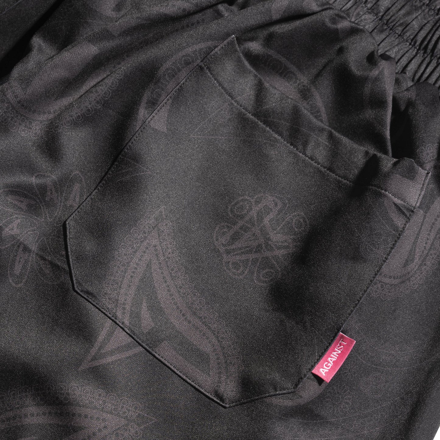 PAISLEY BALL SHORTS - BLACK
