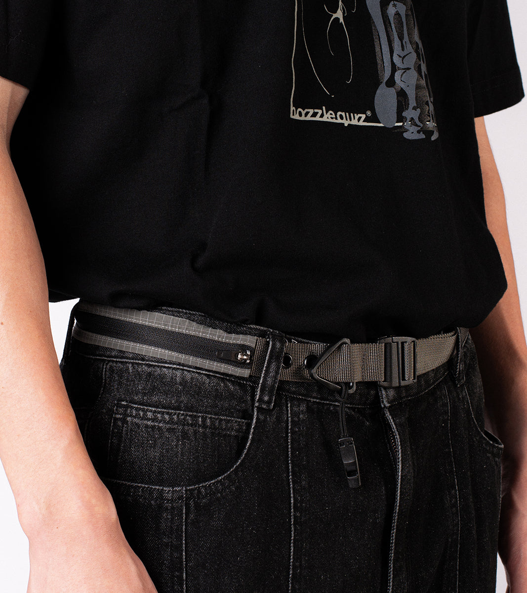 Whistle runner belt - Stone