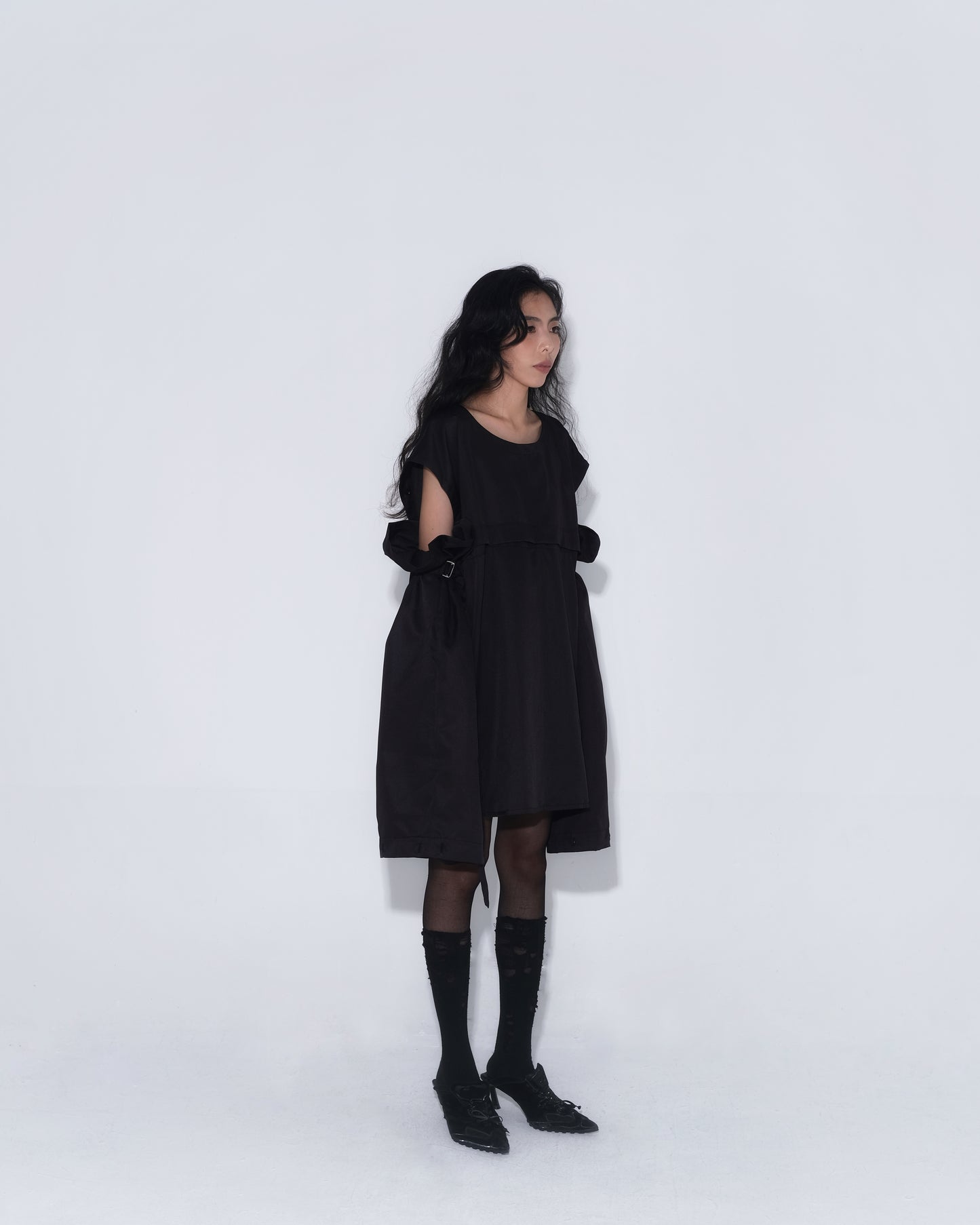 Detachable Psycho Shirt in Black