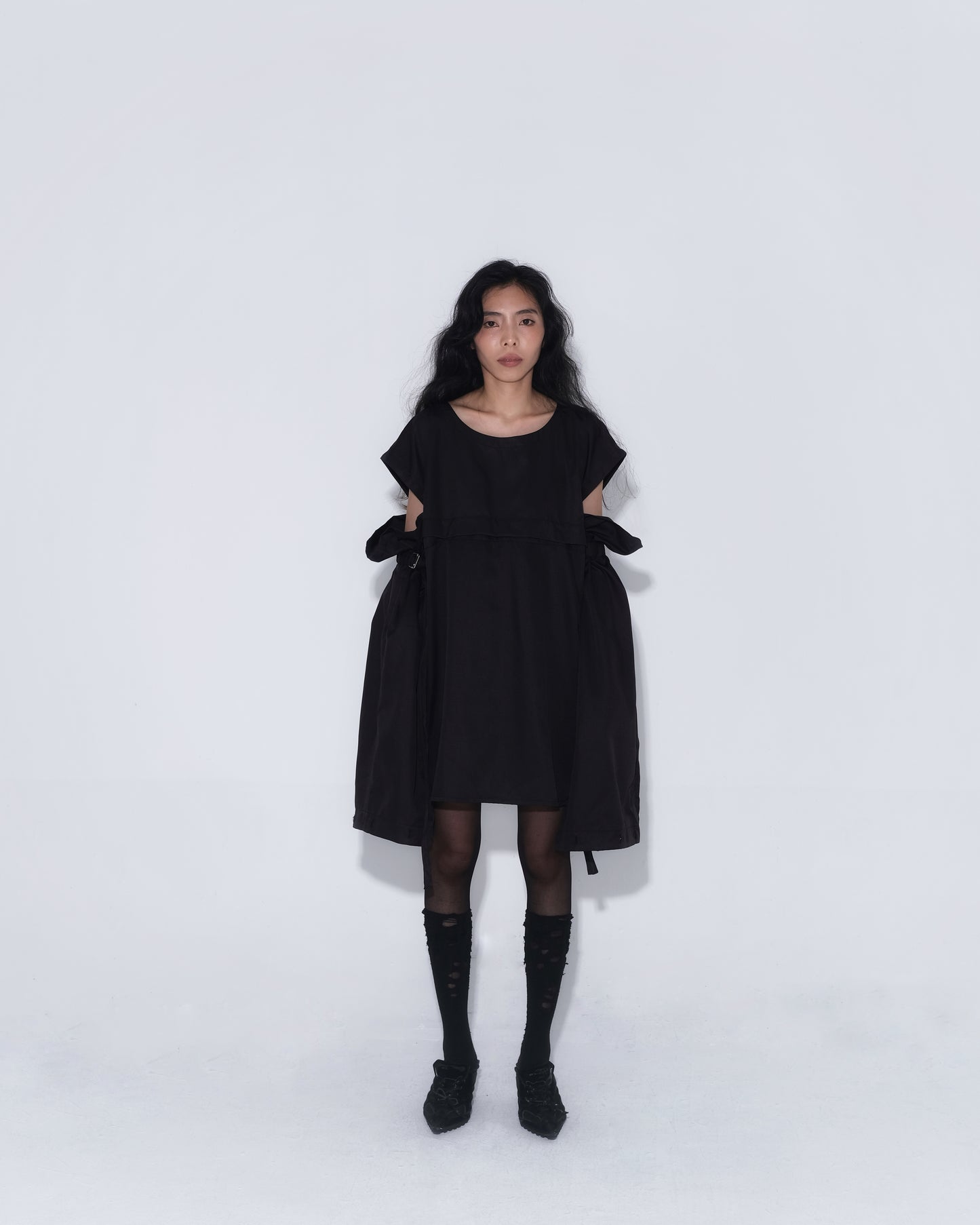 Detachable Psycho Shirt in Black