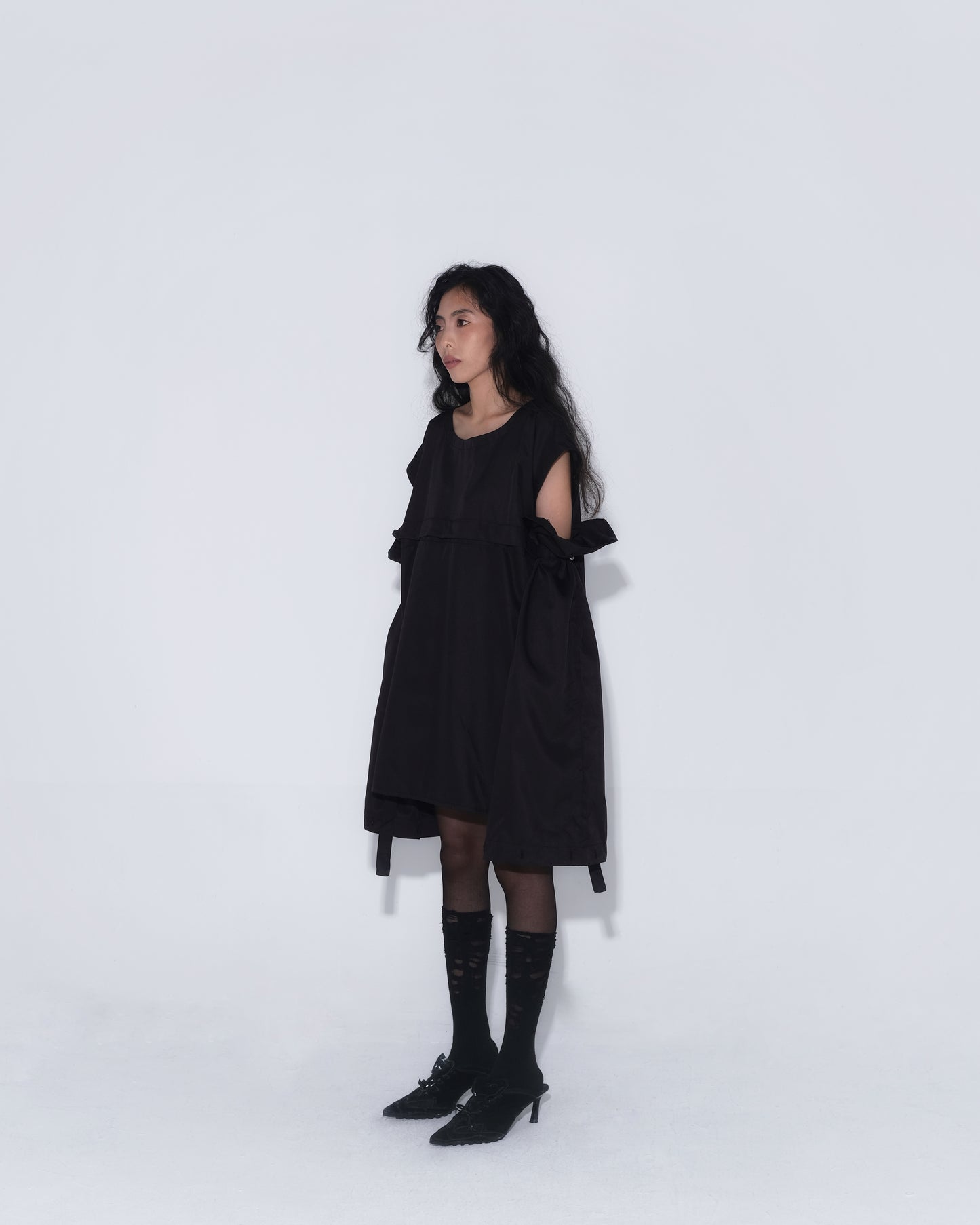 Detachable Psycho Shirt in Black