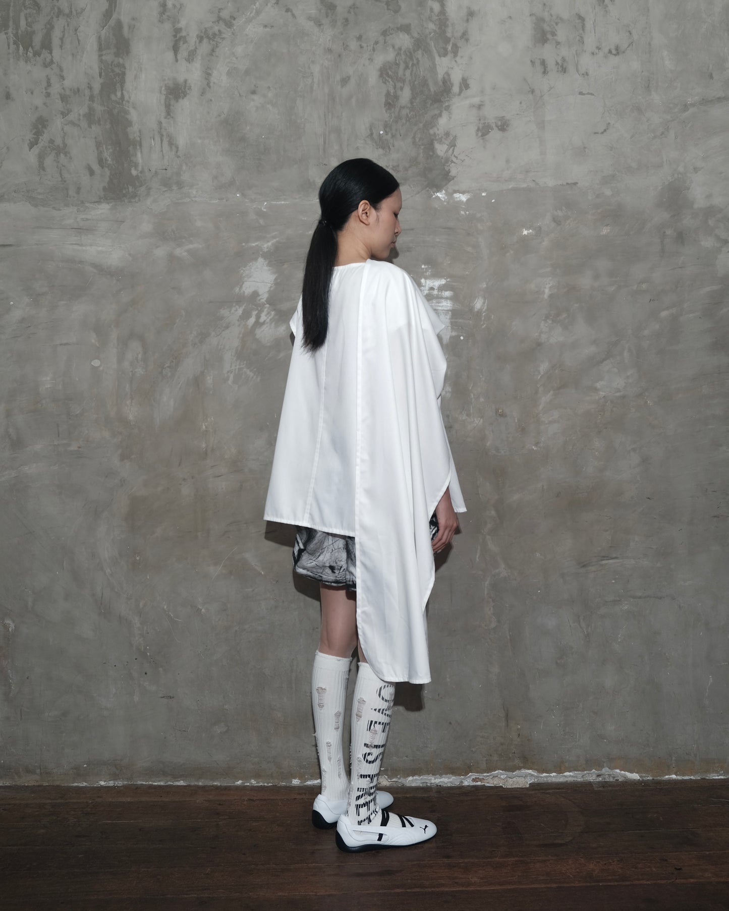 Dune Draped Top in White