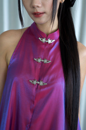 Halter Luna Top (Plum)