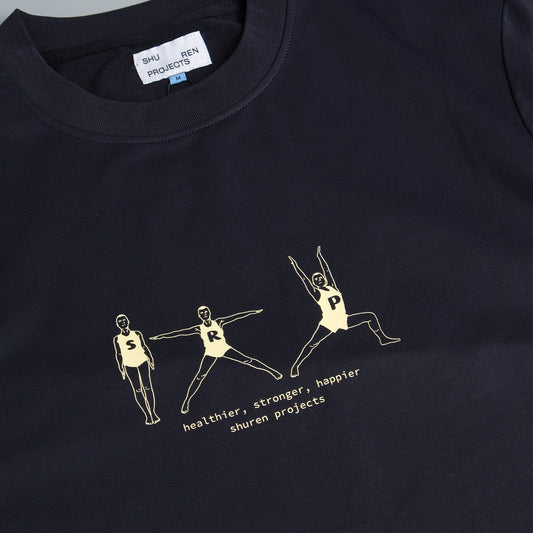 Stronger Tee / Cotton - Midnight Blue