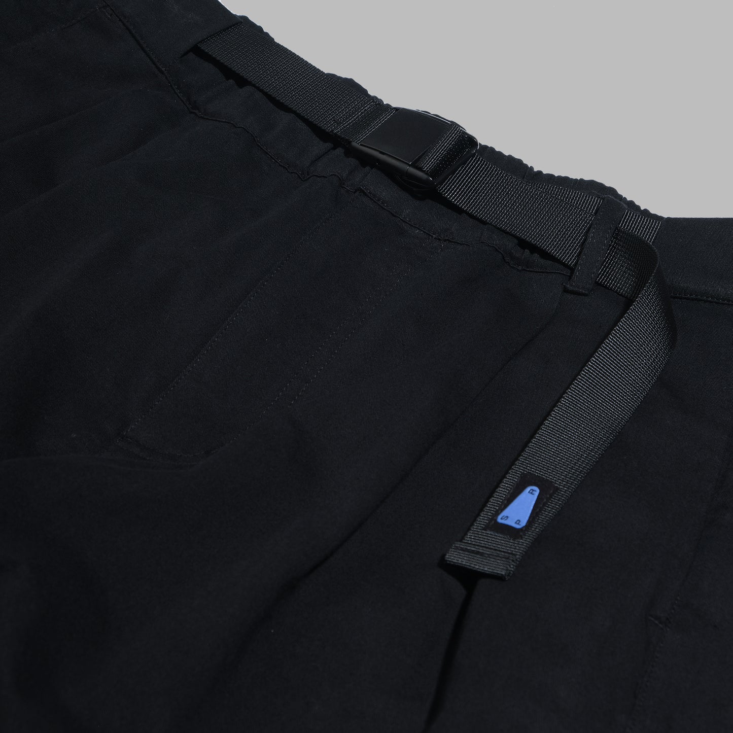 Side Pockets Pants / Cotton - Black
