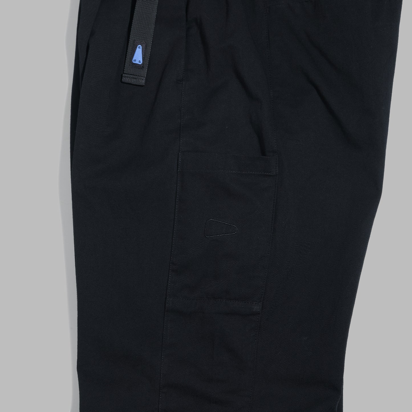 Side Pockets Pants / Cotton - Black