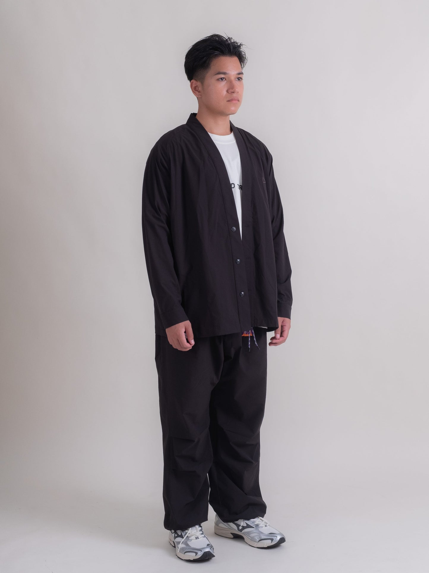 Pleated Field Pants / TeflonTM Polyester - Black
