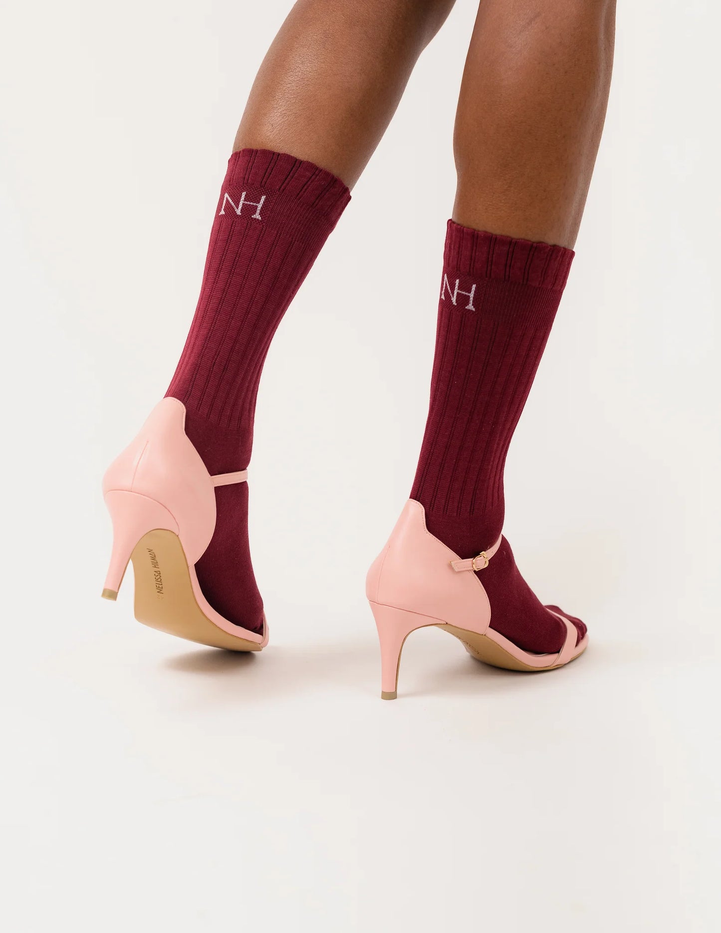 Essential Socks-Maroon