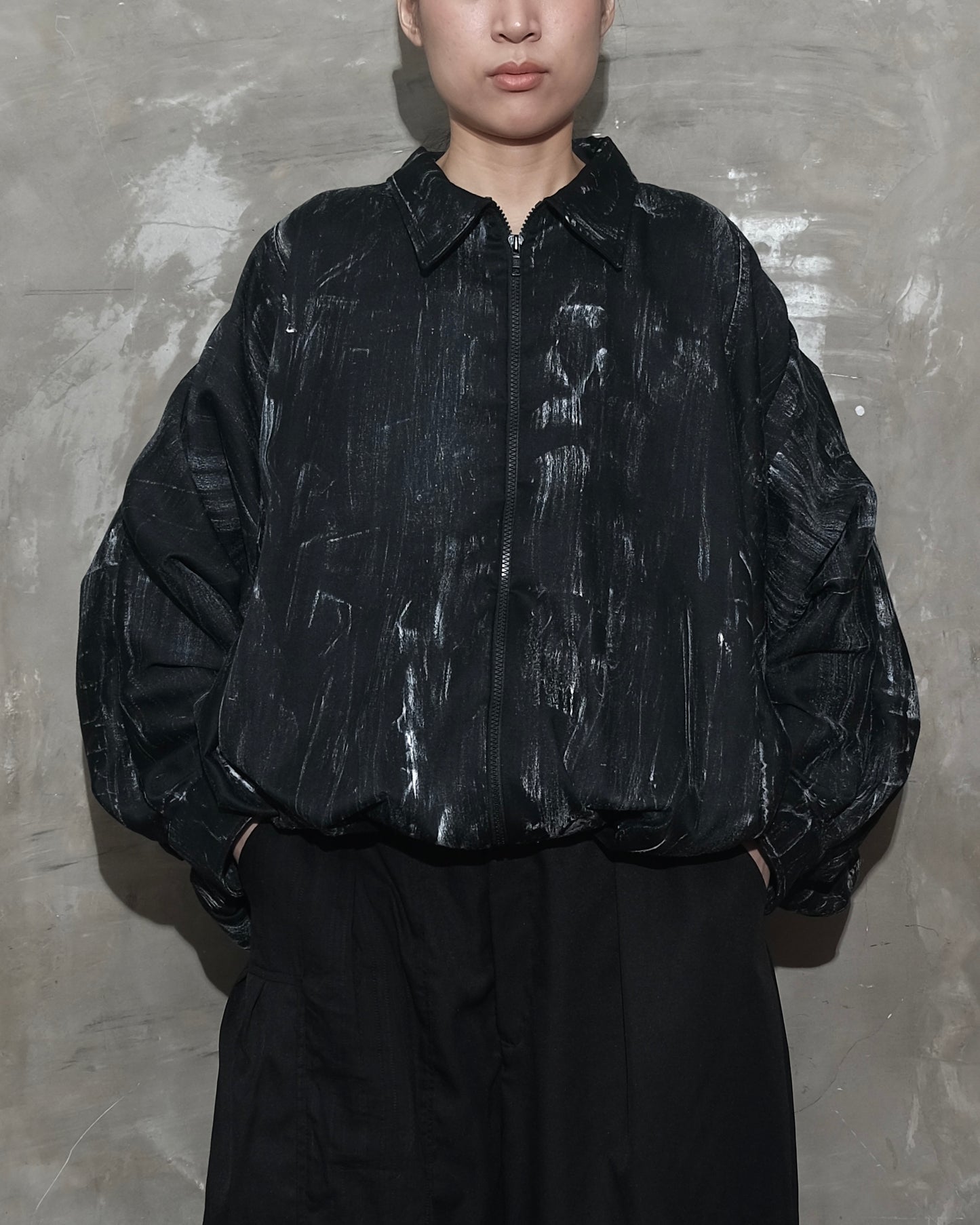 Hands Up Jacket in Black Chaos