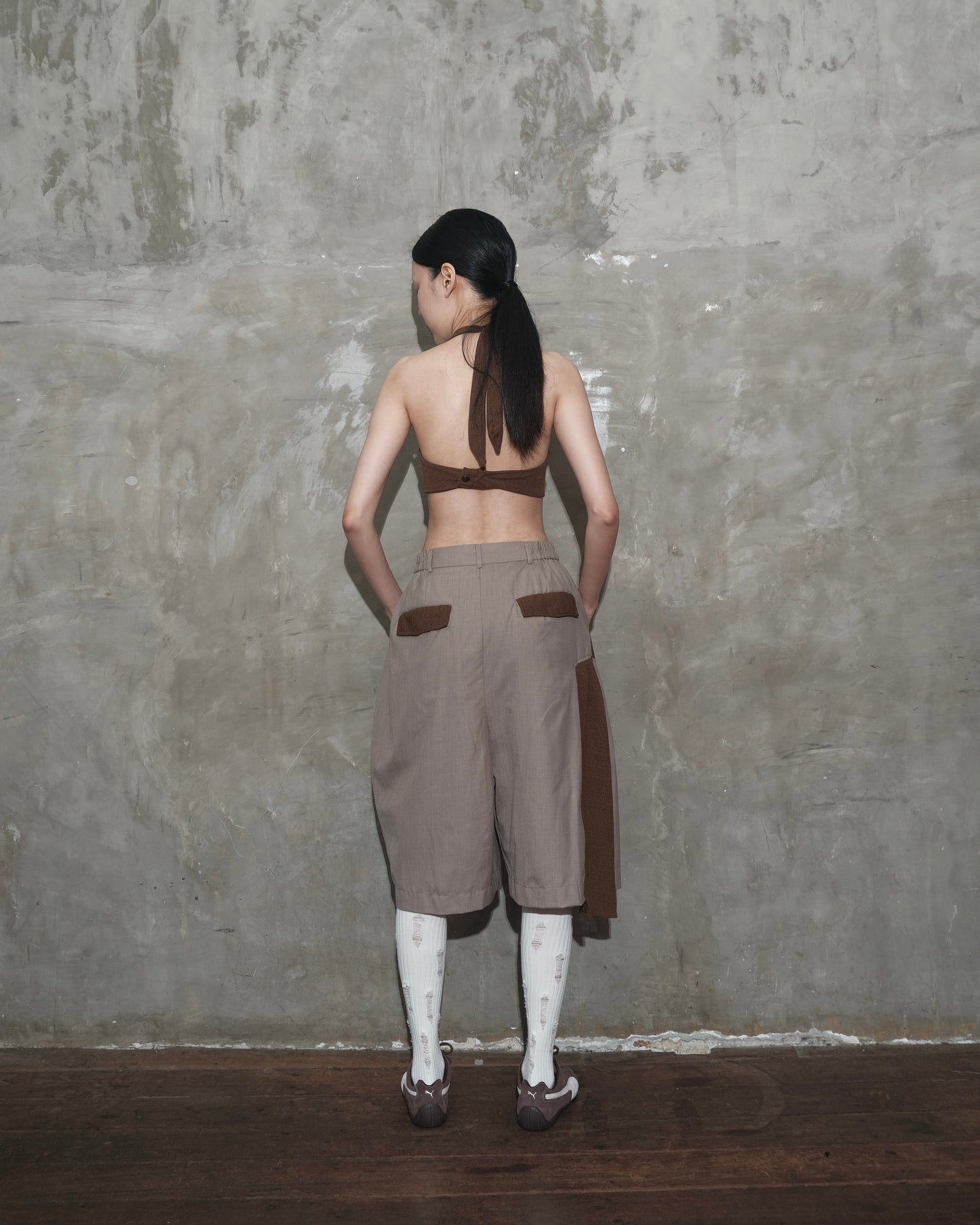 2 Sided Pants in Brown