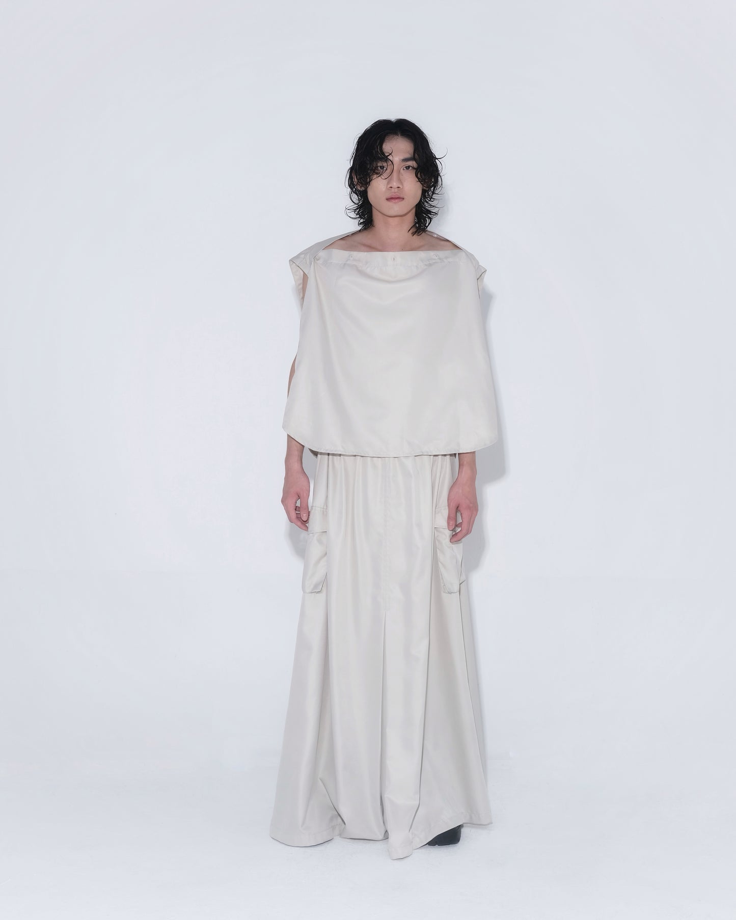 Detachable Psycho Shirt in Cream