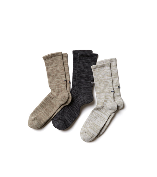 Essential Crew Casual Socks -Desert Ink