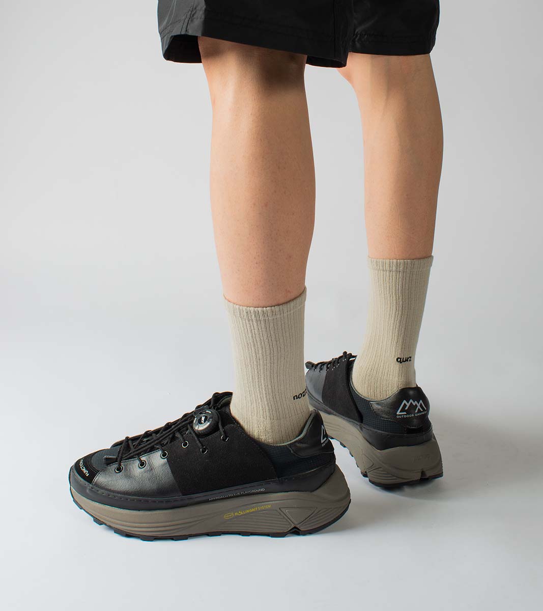 Essential Crew Casual Socks - Crew Beige