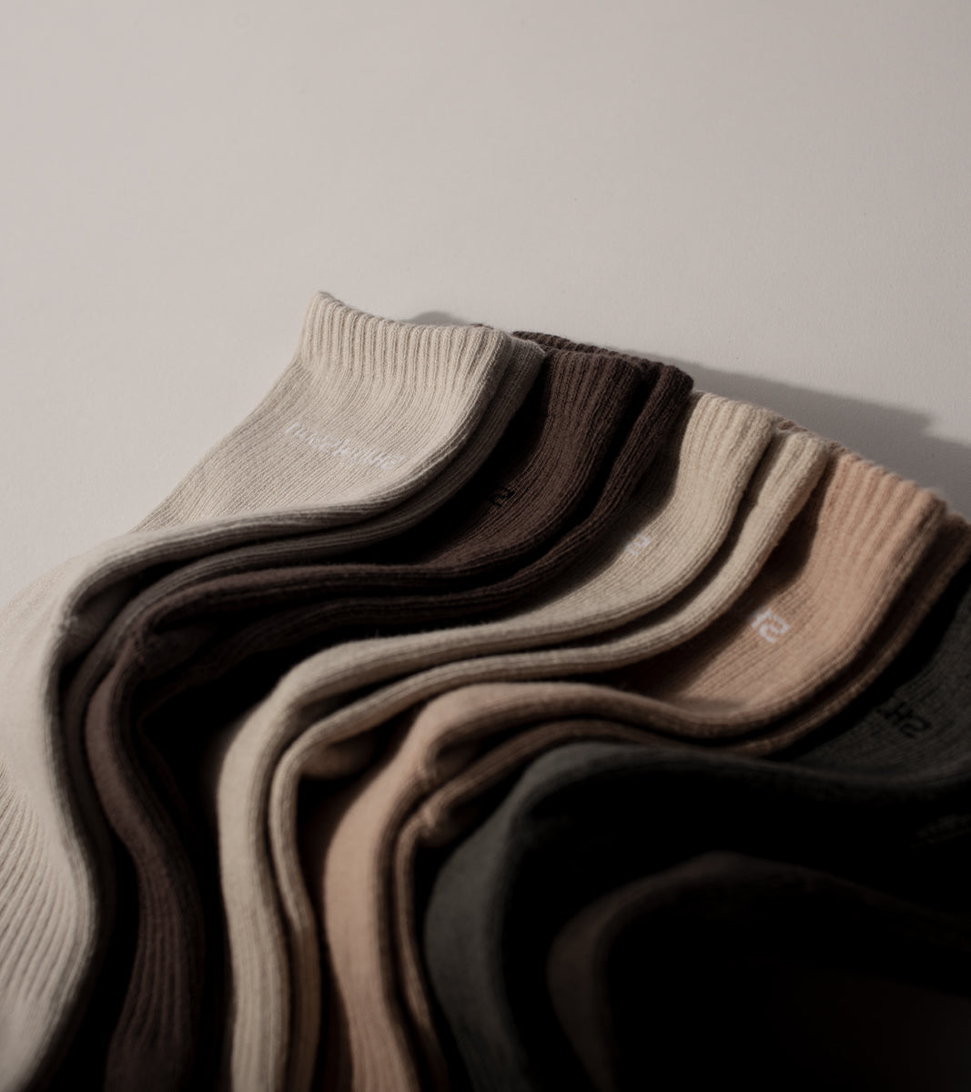 Essential casual socks -Ivory Yellow