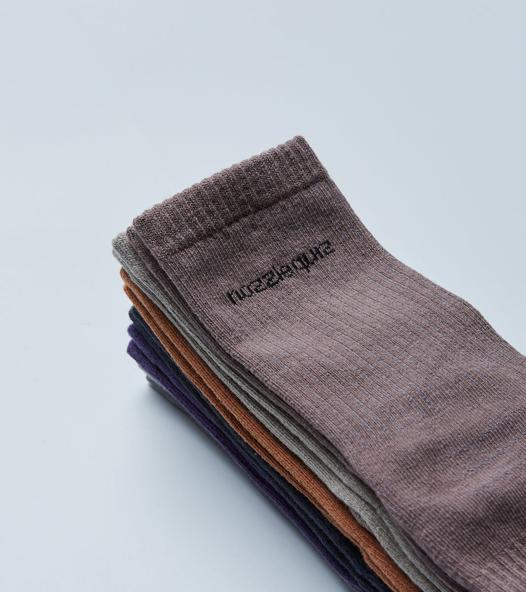 Essential casual socks - Grey Red