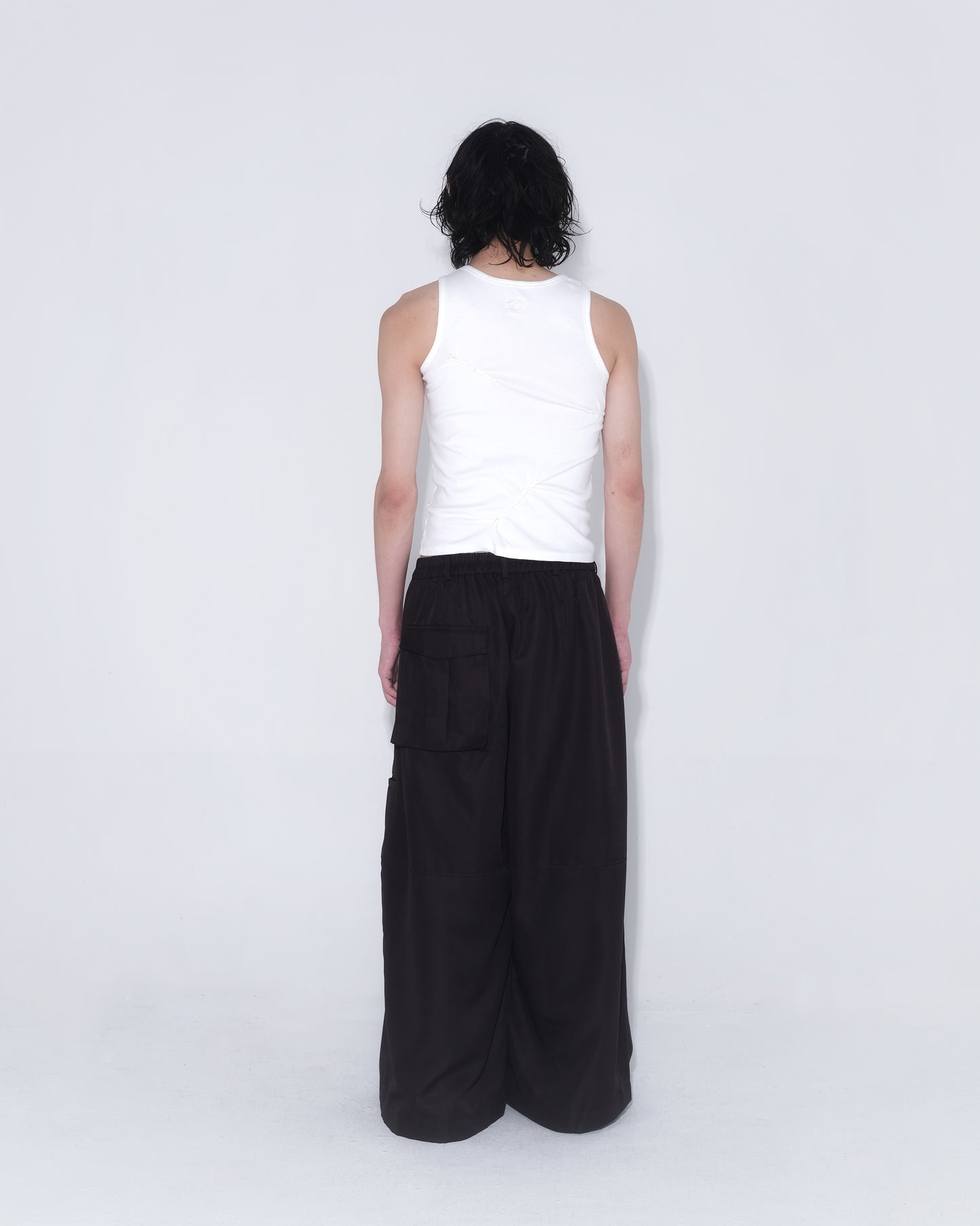 Dudu Overwrap Pants in Dark Brown