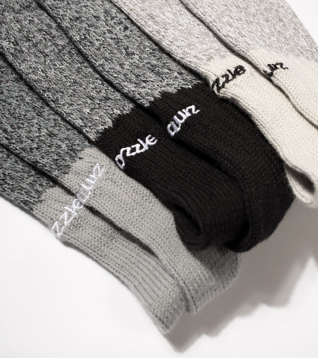 Melange Parallel Socks - Hybrid Beige