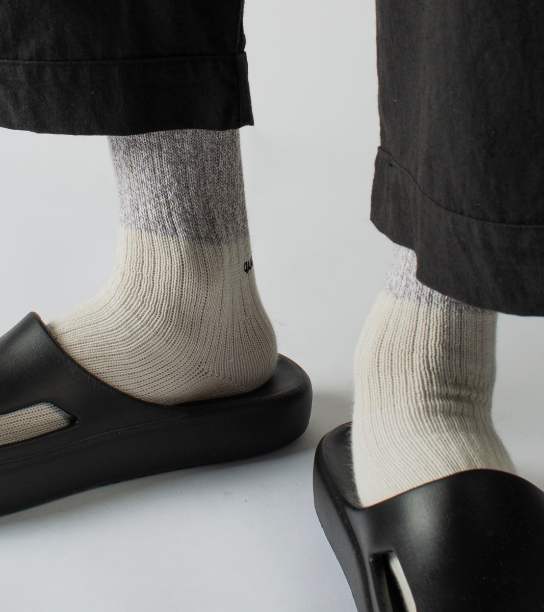 Melange Parallel Socks - Hybrid Beige