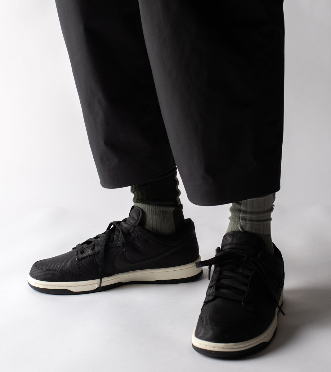 Patchwork Crew socks - Patch Jade