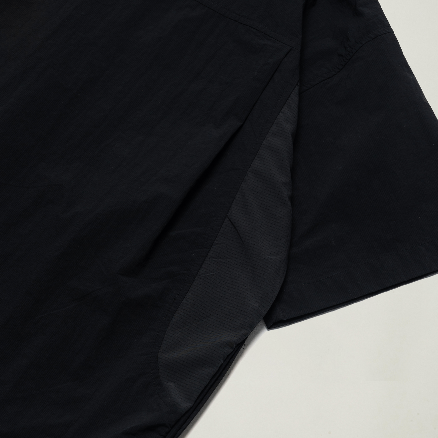Half Snap Pullover Shirt (Black)