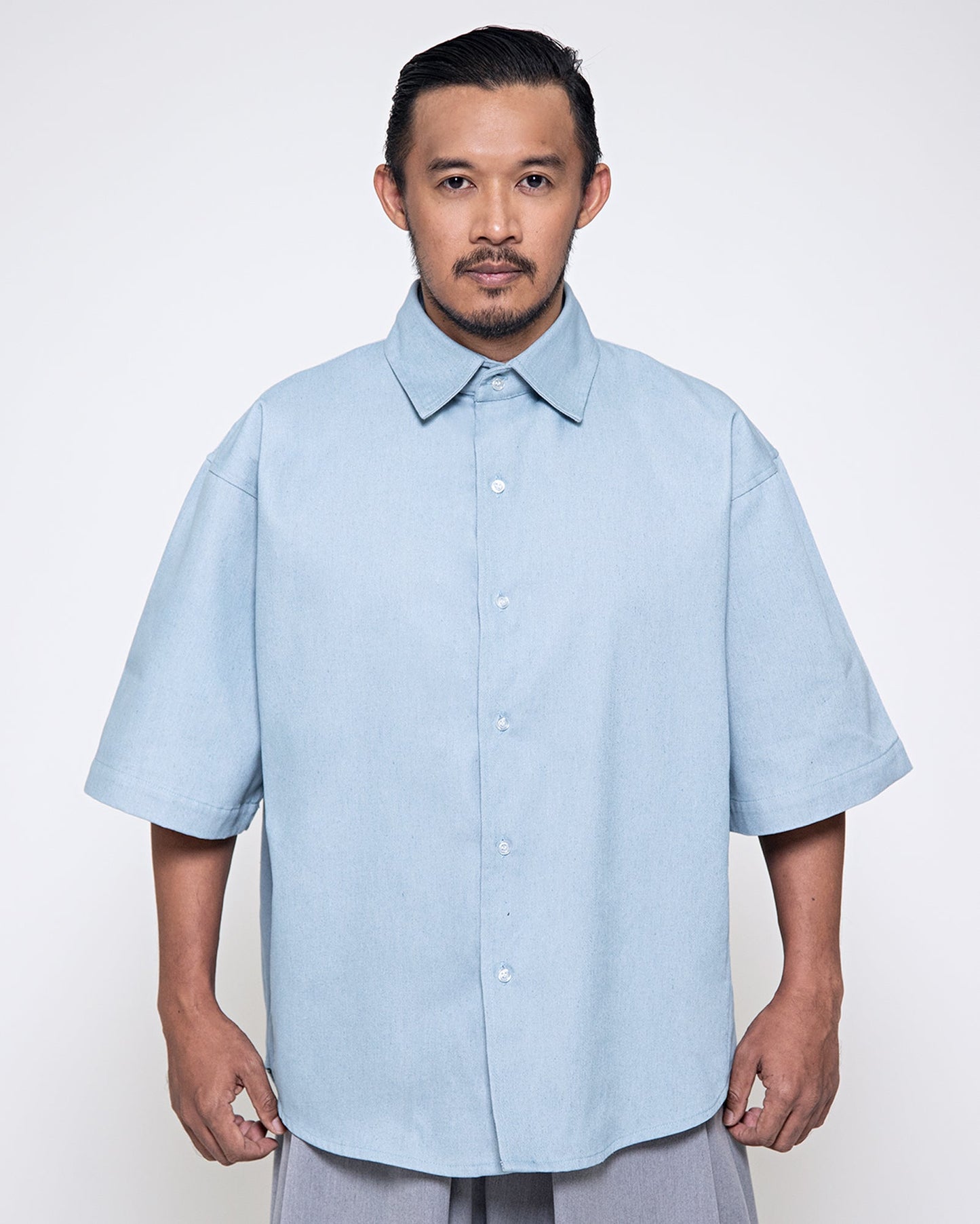 Mahkota Shirt Sky Denim