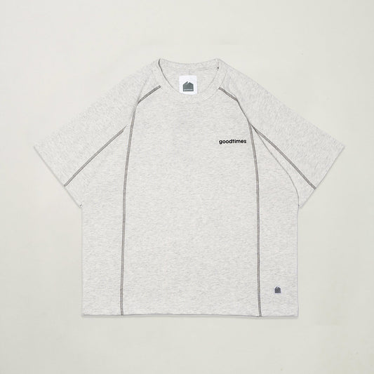 Splice Tee (Melange Grey)