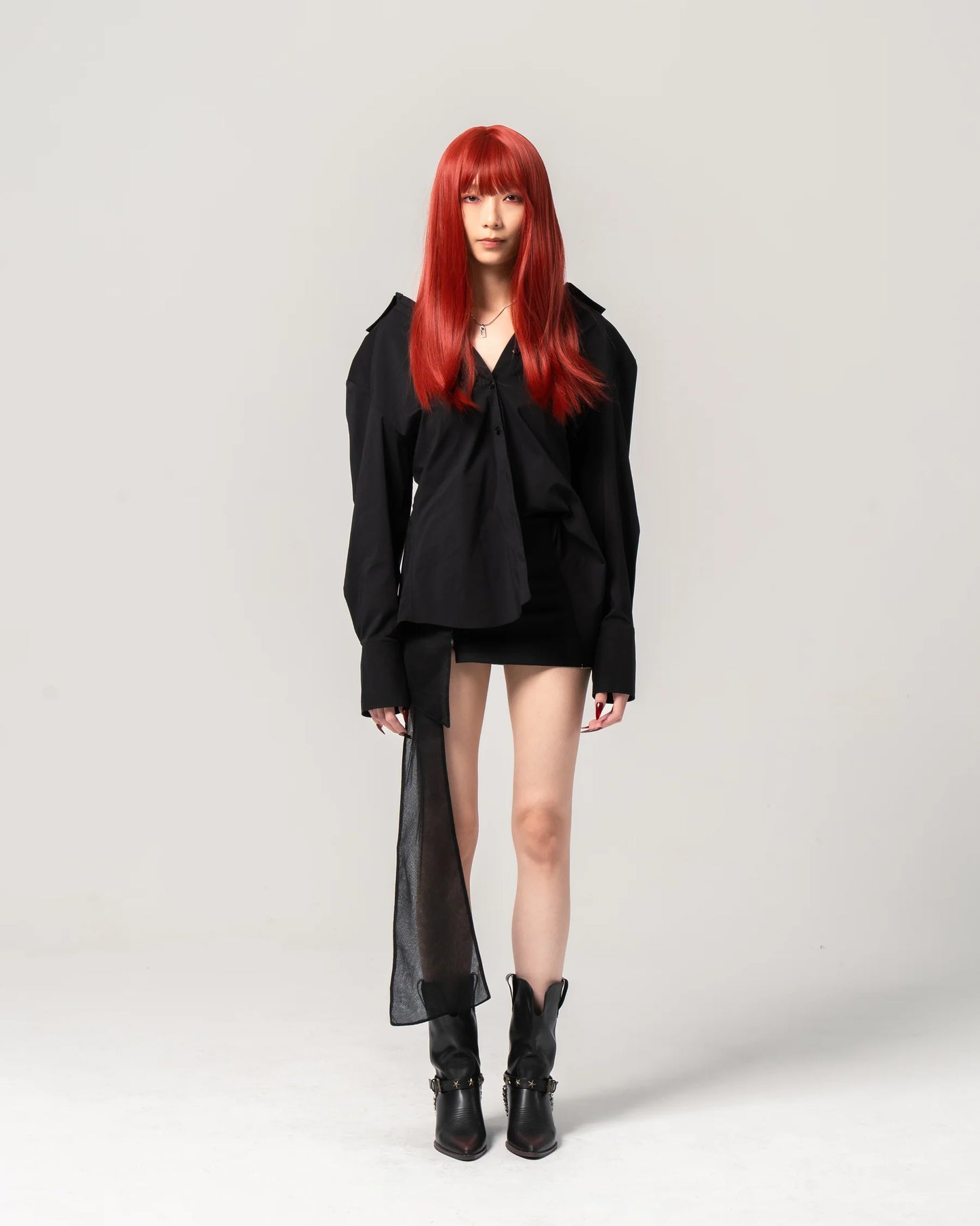 N E O CH.1 BACKDROP SHIRT - Black