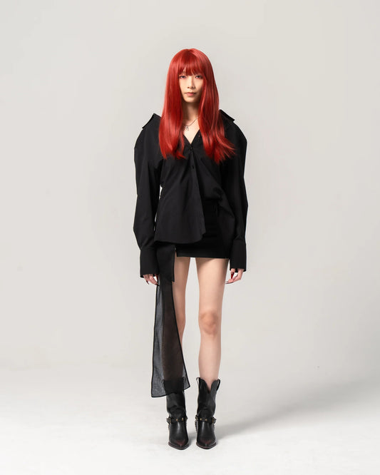 N E O CH.1 BACKDROP SHIRT - Black