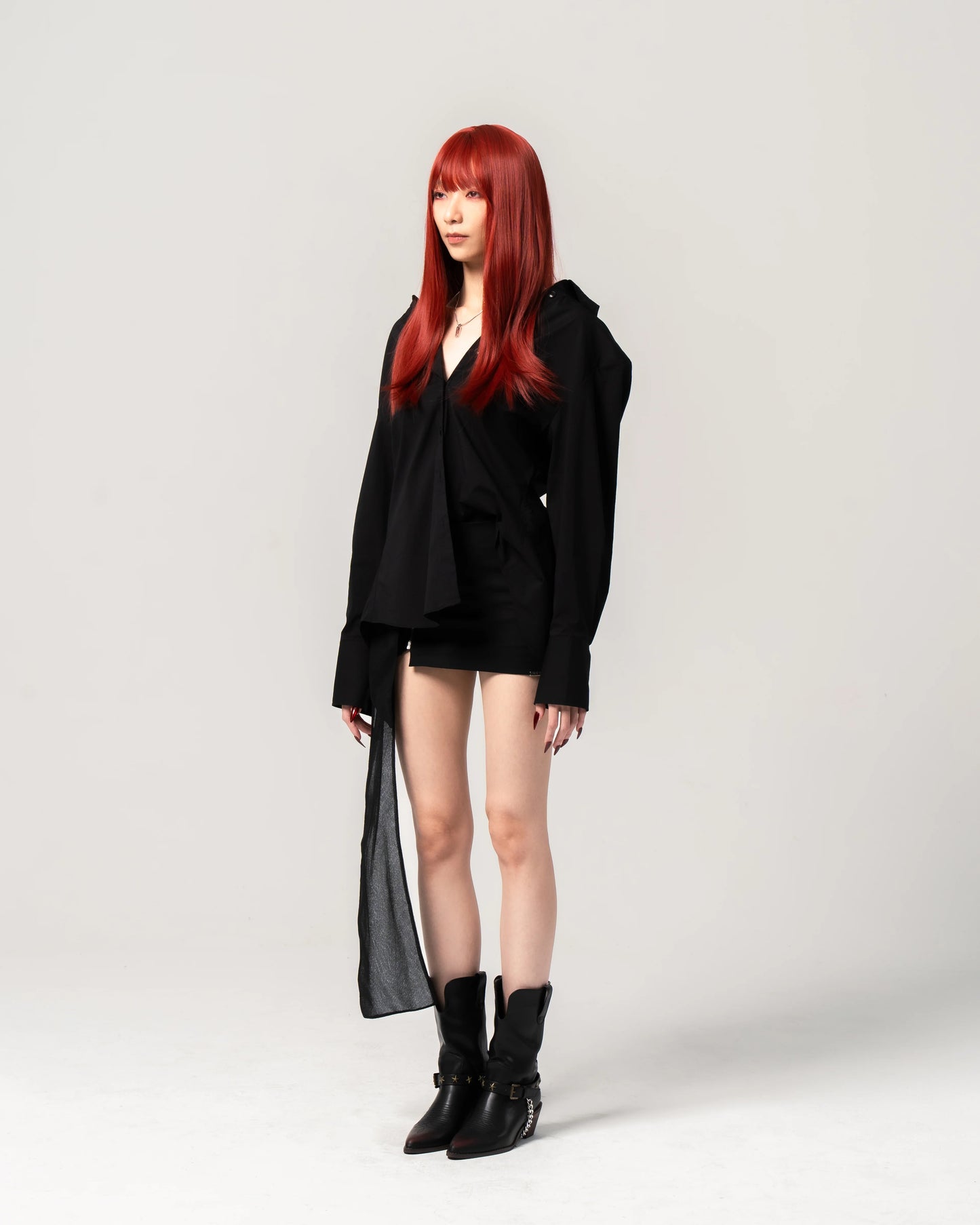 N E O CH.1 BACKDROP SHIRT - Black