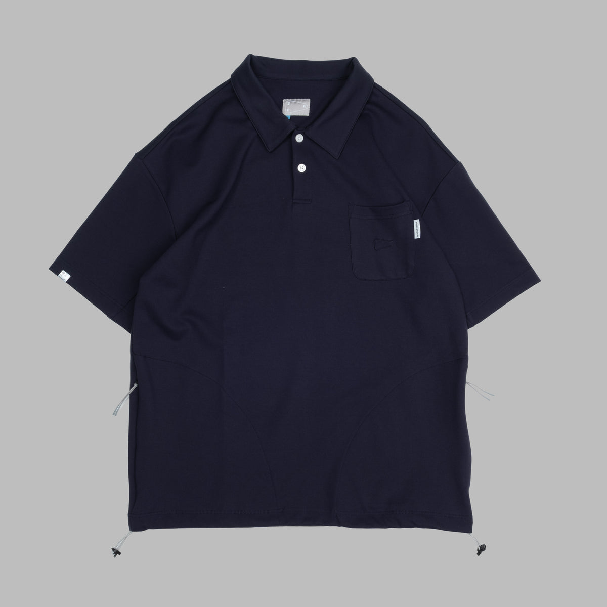 3P Polo Tee / Rayon - Navy