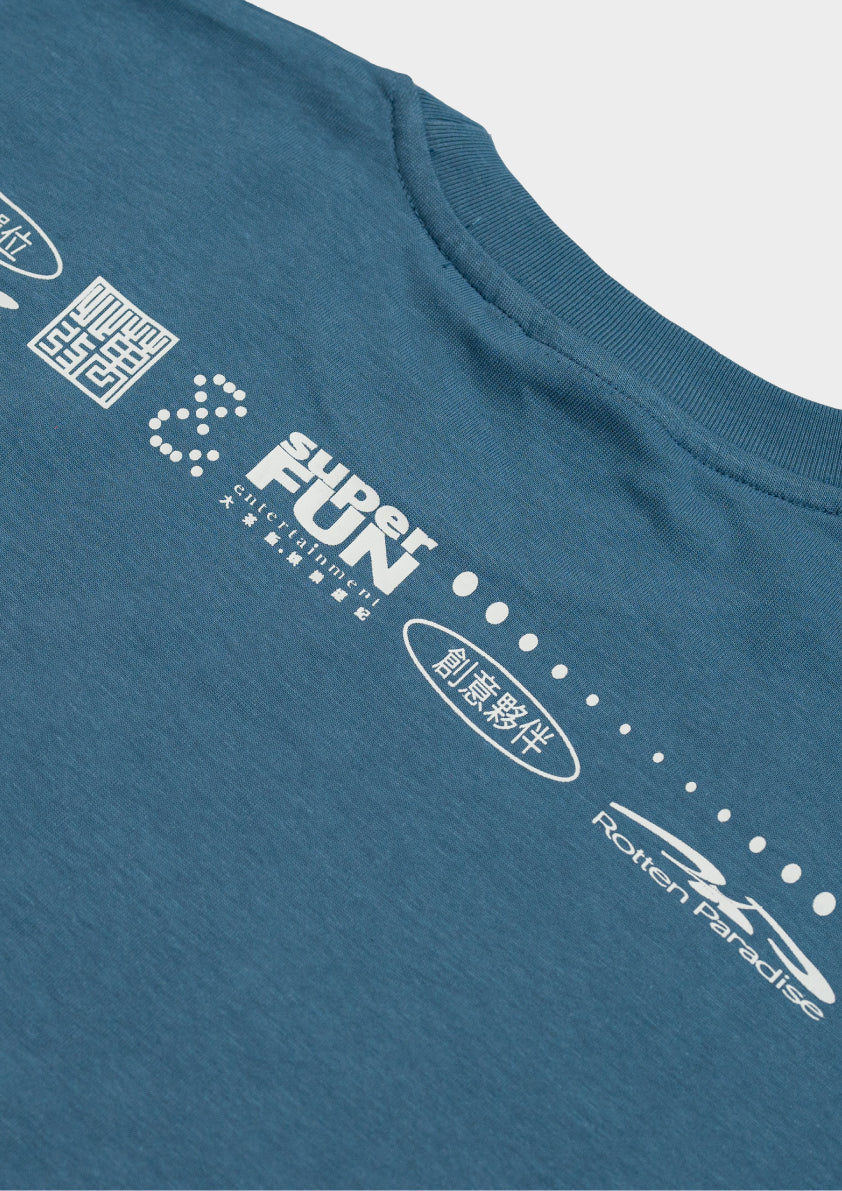 CINCAI LOGO TEE BLUE