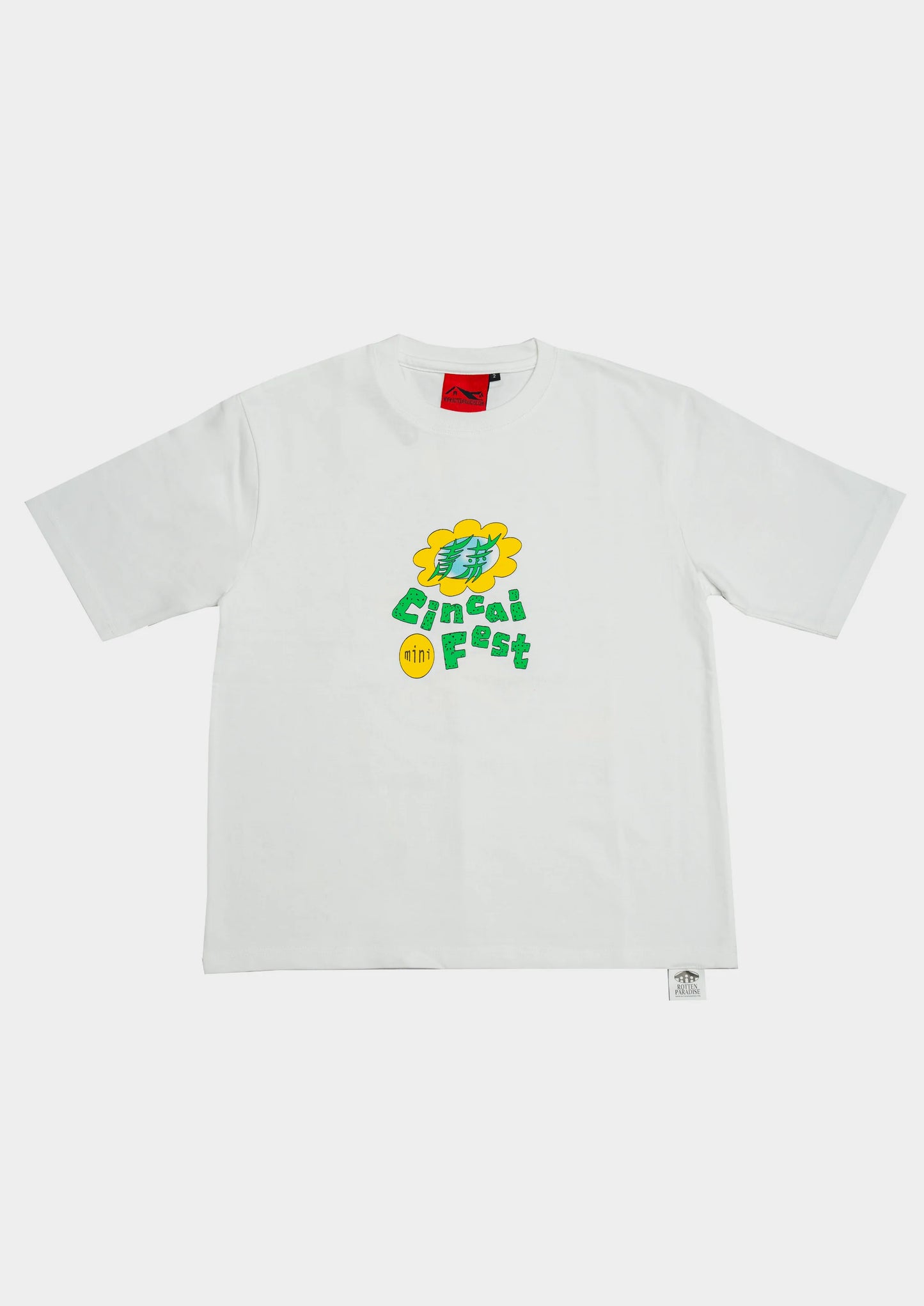 CINCAI LOGO TEE IN WHITE