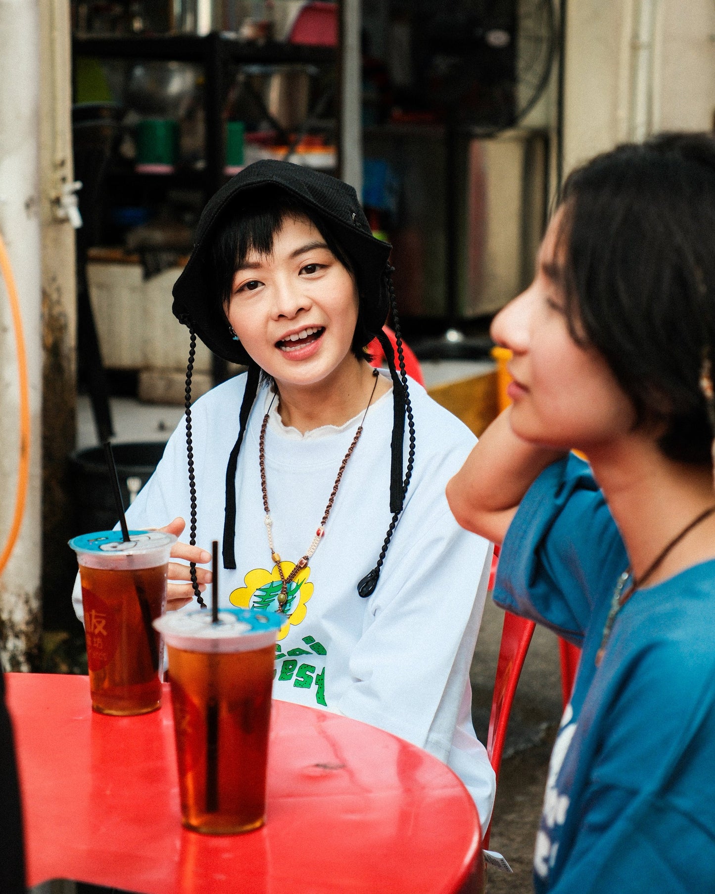 CINCAI LOGO TEE IN WHITE