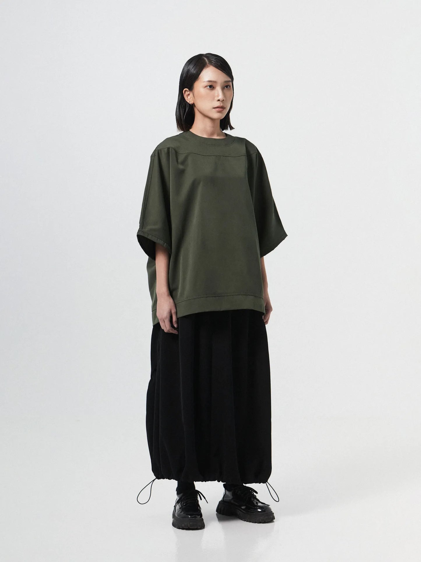 OVERSIZED WINGED BLISS TEE | GREEN