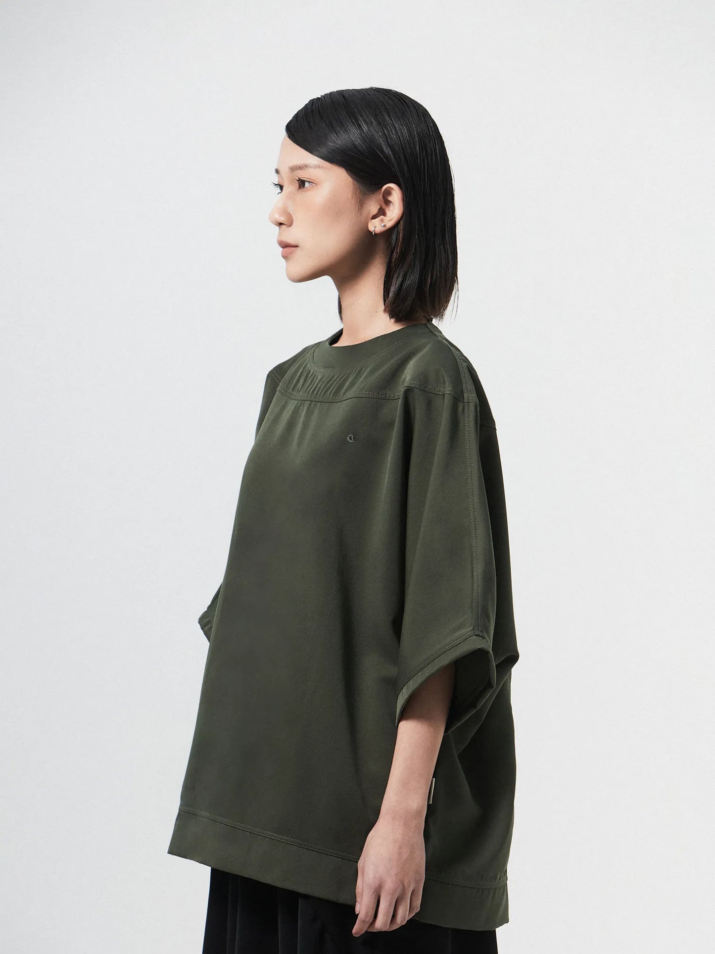 OVERSIZED WINGED BLISS TEE | GREEN